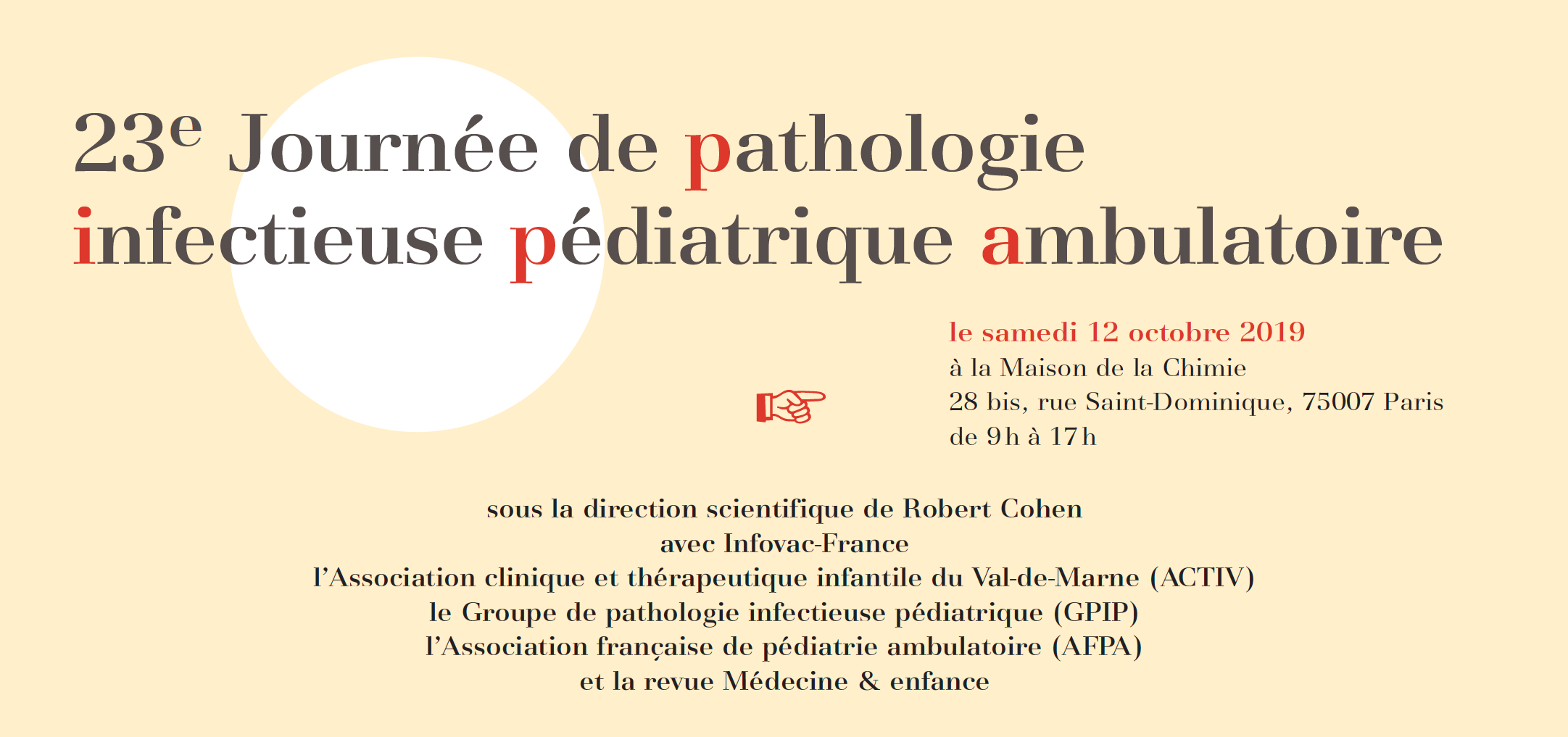 23e JPIPA - 12 octobre 2019