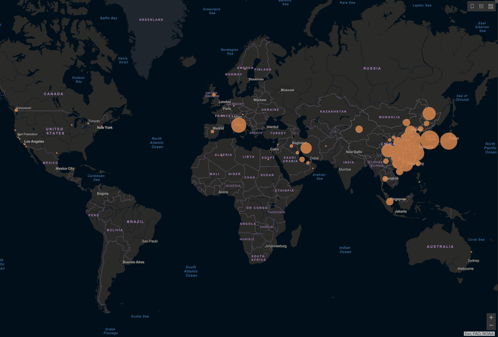 L'info du jour : le coronavirus dans le monde